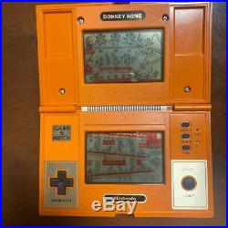 Nintendo Game & Watch Donkey Kong DK-52 Orange Console F/S DHL Used Tasted