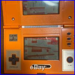 Nintendo Game & Watch Donkey Kong DK-52 Orange Console F/S DHL Used Tasted