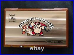 Nintendo Game & Watch Donkey Kong II 1983 Multi Screen Handheld almost mint