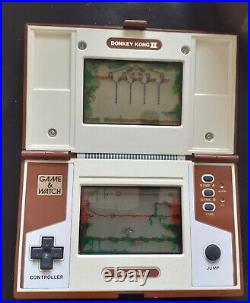 Nintendo Game & Watch Donkey Kong II 1983 Multi Screen Handheld almost mint