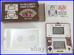 Nintendo Game Watch Donkey Kong Ii. Jr-55 Boxed & Papers. Extra Fine Condition