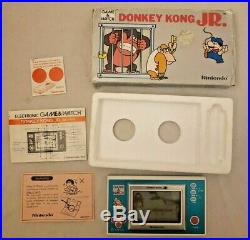 Nintendo Game & Watch Donkey Kong Jr. DJ-101 VINTAGE 1982 WORKS with BOX