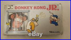 Nintendo Game & Watch Donkey Kong Jr. DJ-101 VINTAGE 1982 WORKS with BOX
