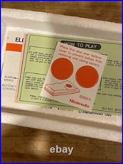 Nintendo Game & Watch Donkey Kong Jr Dj-101 1982 Very Rare New Sealed Mint Boxed