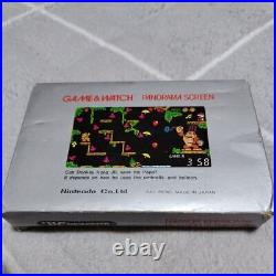 Nintendo Game & Watch Donkey Kong Jr Panorama CJ-71 Vintage Game withBox Tested