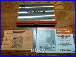 Nintendo Game & Watch Donkey Kong Multiscreen Monochromatic Action DK-52 Box