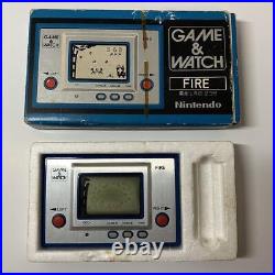 Nintendo Game & Watch FIRE FR-27 Wide Screen 1981 with Box Tested