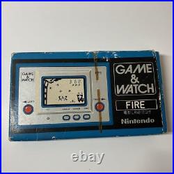 Nintendo Game & Watch FIRE FR-27 Wide Screen 1981 with Box Tested