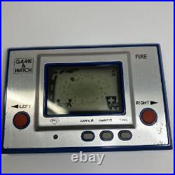 Nintendo Game & Watch FIRE FR-27 Wide Screen 1981 with Box Tested