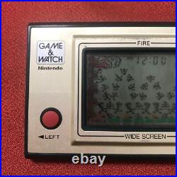 Nintendo Game & Watch Fire wide edition Used Working Tested