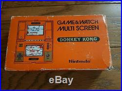 Nintendo Game & Watch Game COMPLETE & IN BOX DONKEY KONG 35004262 INCL BAT