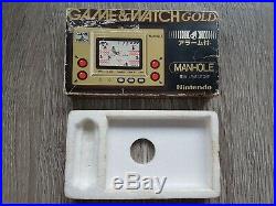 Nintendo Game & Watch Game IN BOX MANHOLE- 03833323 INCLUDES 2 NEW BATTERIES
