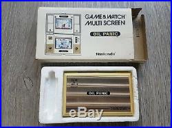 Nintendo Game & Watch Game IN BOX OIL PANIC INCLUDES 2 NEW BATTERIES