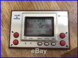 Nintendo Game & Watch Gold Manhole MH-06 Made in Japan 1981 Great Condition