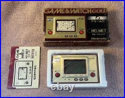 Nintendo Game & Watch Gold Series Helmet CN-07 Made in Japan Tested with Box