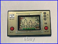 Nintendo Game & Watch Green Fire in CGL version, extremly rare, only 1 so far