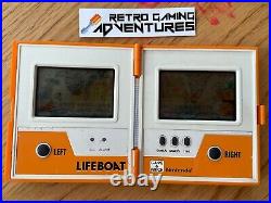Nintendo Game & Watch Lifeboat TC-58 Fine Condition