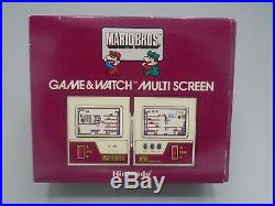 Nintendo Game & Watch MARIO BROS. Multi Screen New Old Stock 1983
