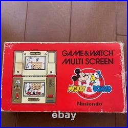 Nintendo Game & Watch MULTI SCREEN Mickey & Donald (DM-53) Japan 1982