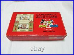 Nintendo Game & Watch MULTI SCREEN Mickey Donald (DM-53) Japan Unused game