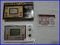 Nintendo Game Watch Manhole MH-06 Gold Series Wide Screen Handheld Game
