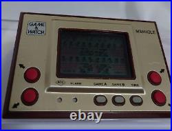 Nintendo Game & Watch Manhole MH-06 Gold Series Wide Screen Handheld Game