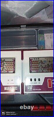 Nintendo Game & Watch Mario Bros Good Working Boxed WithAccessories Vintage Retro