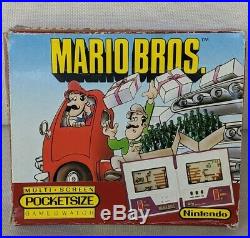 Nintendo Game & Watch Mario Bros MW-56 Multi Screen 1983