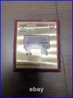 Nintendo Game Watch Mario bros retro vintage pokka prize used work japan import