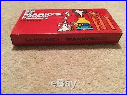 Nintendo Game&Watch Mario's Cement Boxed