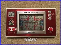 Nintendo Game&Watch Mario's Cement Boxed
