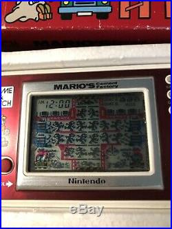 Nintendo Game & Watch Marios Cement Factory Top Zustand Spiel Mint