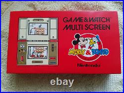 Nintendo Game & Watch Mickey & Donald BRAND NEW NOS Matching Serials
