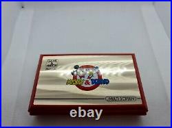 Nintendo Game & Watch Mickey & Donald Boxed Handheld Console Battery Japan RARE