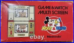 Nintendo Game & Watch Mickey & Donald withBox Used JPN