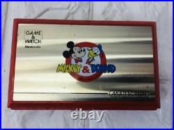 Nintendo Game & Watch Mickey and Donald DM-53 Tested Multi Screen Retro Vintage