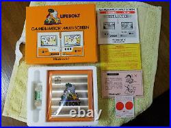 Nintendo Game & Watch Multi Screen Life Boat TC-58 BRAND NEW NOS Extremely RARE