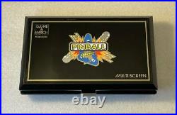 Nintendo Game & Watch Multi Screen Pinball PB-59 Retro Game Good Display in Box
