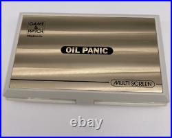 Nintendo Game & Watch Multi Screen Pocketsize Oil Panic OP-51 1982 RARE CIB