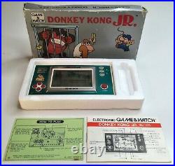 Nintendo Game & Watch New Wide Donkey Kong Jr. DJ-101 Boxed MIJ 1982 Great Cond