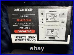 Nintendo Game & Watch Oil Panic OP-51 Multi Screen Vintage Handheld Game Boxed