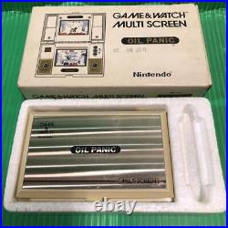 Nintendo Game & Watch Oil Panic OP-51 Multi Screen Vintage Handheld game Boxed
