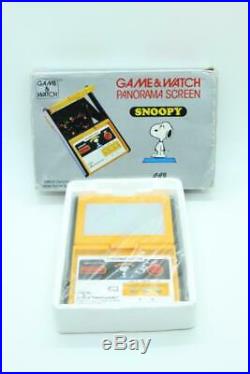 Nintendo Game Watch PANORAMA SCREEN SNOOPY SM-91 1983 Japan rare
