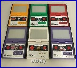 Nintendo Game & Watch Panorama All Six Models Excellent To Near Mint Work Super