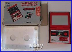 Nintendo Game & Watch Panorama Screen Mario's Bombs Away 1983 Made in Japan