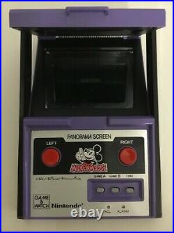 Nintendo Game & Watch Panorama Screen Mickey Mouse Excellent Works Perfectly