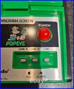 Nintendo Game & Watch Panorama Screen Popeye Fully Working Japan 1983 Vintage