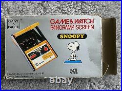 Nintendo Game & Watch Panorama Screen Snoopy original game 1983
