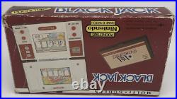 Nintendo Game & Watch Pocketsize Multi Screen Series Black Jack BJ-60 1985 NOA