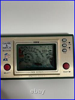 Nintendo Game & Watch Popeye Boxed With Instruction Manual 1981 PP-23